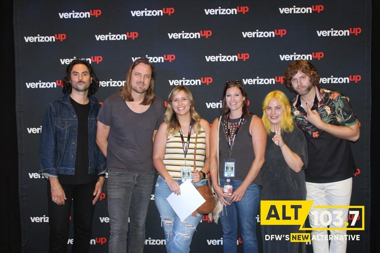 The Head And The Heart Meet And Greet At The Verizon Artist Lounge At ALT 103.7 Studios