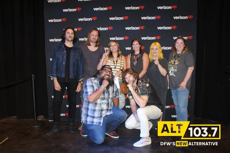 The Head And The Heart Meet And Greet At The Verizon Artist Lounge At ALT 103.7 Studios