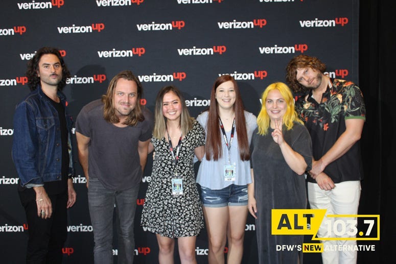 The Head And The Heart Meet And Greet At The Verizon Artist Lounge At ALT 103.7 Studios
