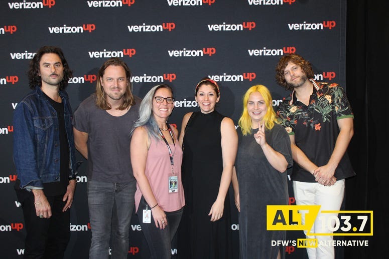 The Head And The Heart Meet And Greet At The Verizon Artist Lounge At ALT 103.7 Studios