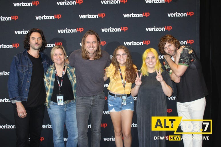 The Head And The Heart Meet And Greet At The Verizon Artist Lounge At ALT 103.7 Studios