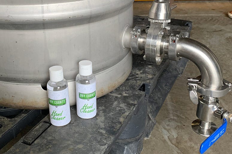 Dry County Brewing Hand Sanitizer