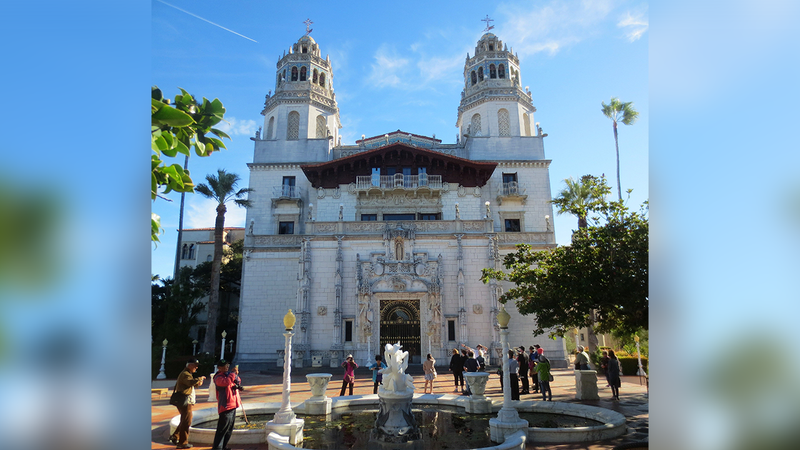 FILE  - An undated photo of the Hearst Castle in San Simeon, Calif. 