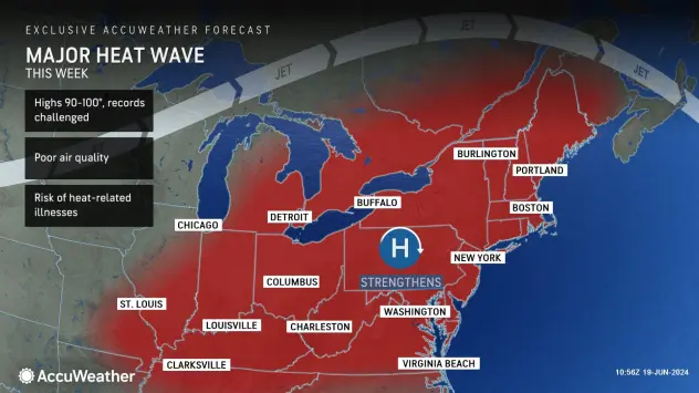 heatwave map
