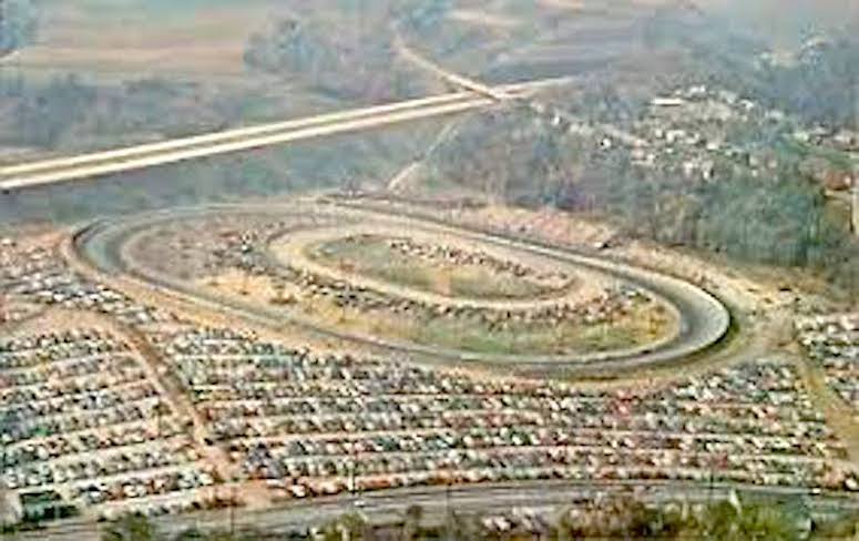 Aerial View Of Heidelberg Raceway South of Pittsburgh