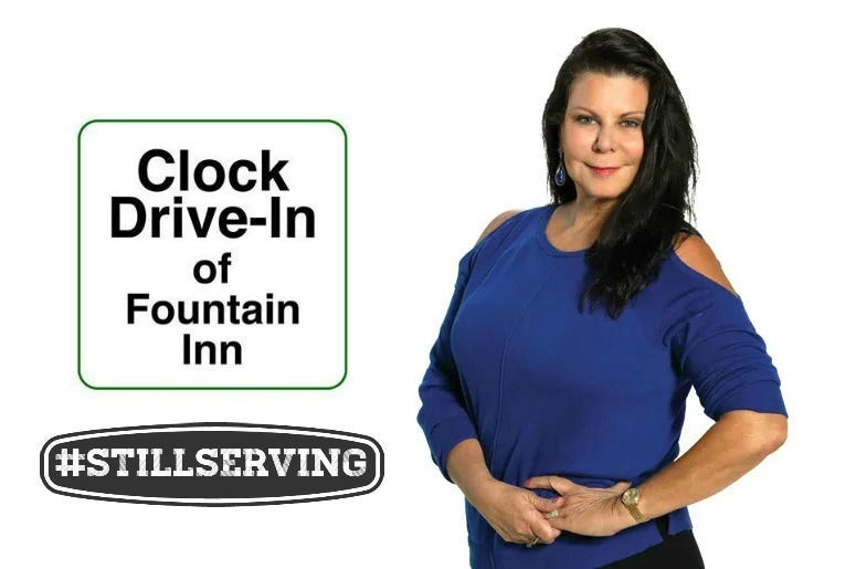 The Clock Drive-In of Fountain Inn