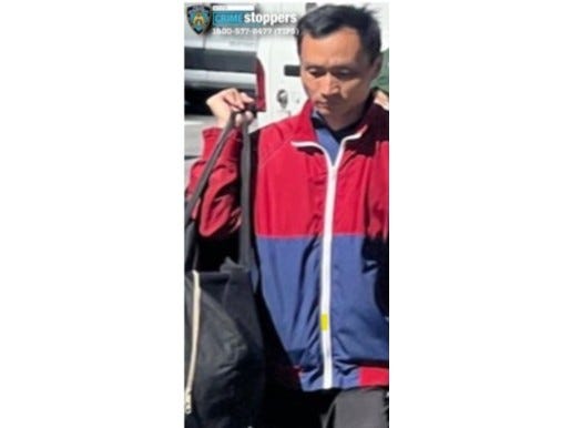 A suspect wanted in connection to the assault of a 72-year-old man in Hell's Kitchen on Tuesday.