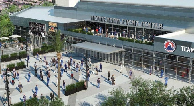 Rendering of the proposed Henderson Events Center