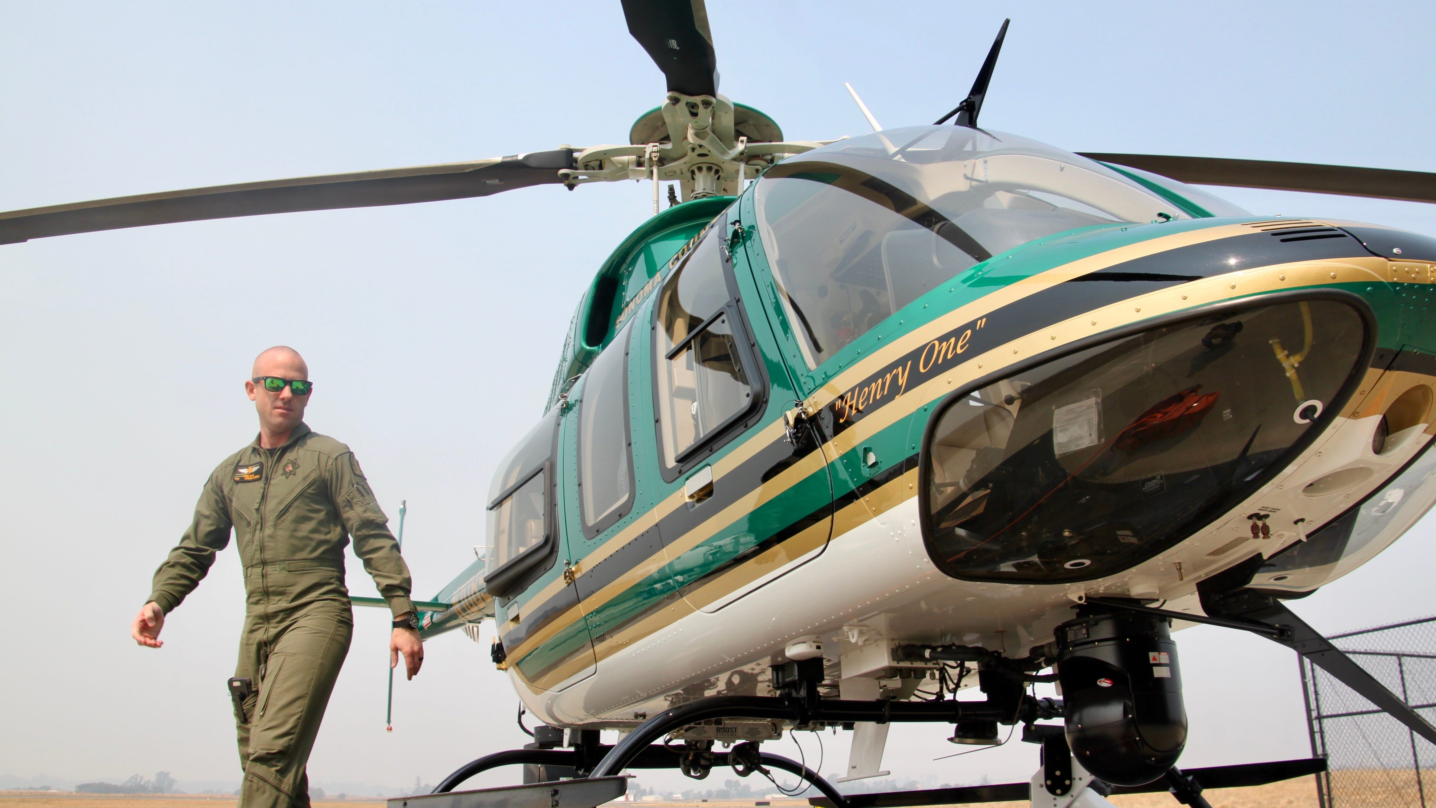 WATCH: Helicopter pilot recounts daring Marin wildfire rescue