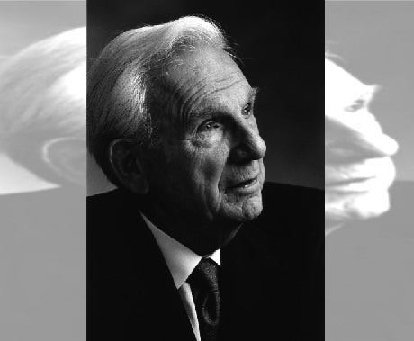 A portrait of Henry Bloch