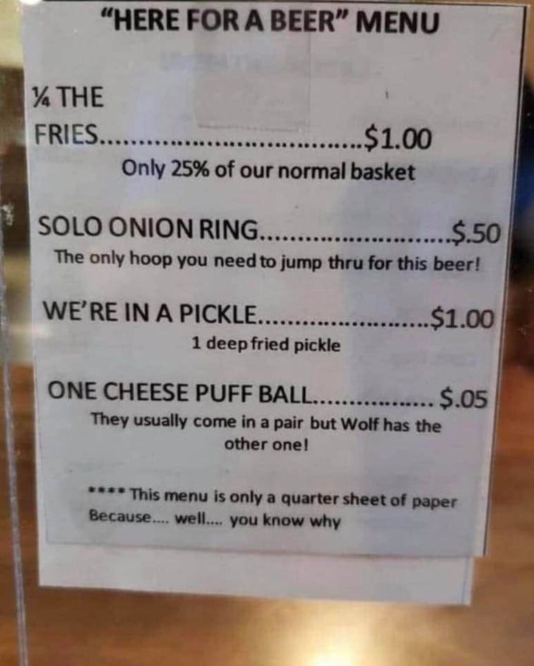 Menu, Beer, Restaurant, COVID-19 