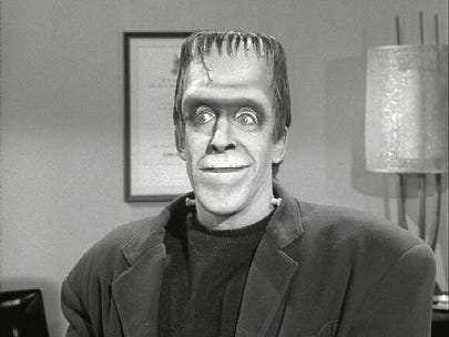 Herman Munster, TV Character, Tolerance, Speech, Comfort 