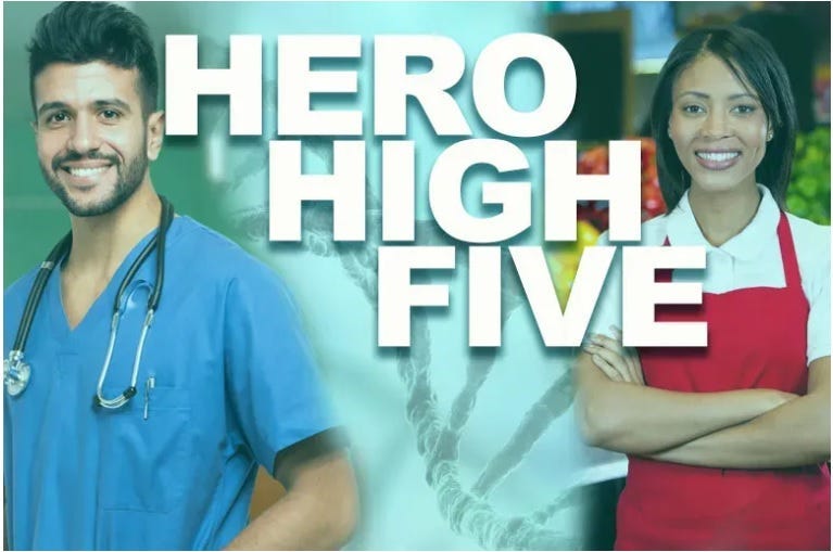 Hero High Five Cover