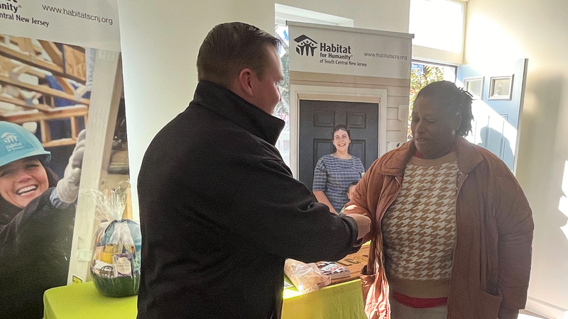 Habitat for Humanity dedicates new Camden home to first-time homeowner