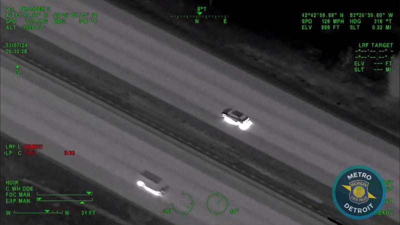 High speed chase from Trooper 3