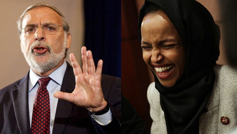 Dov Hikind and Ilhan Omar