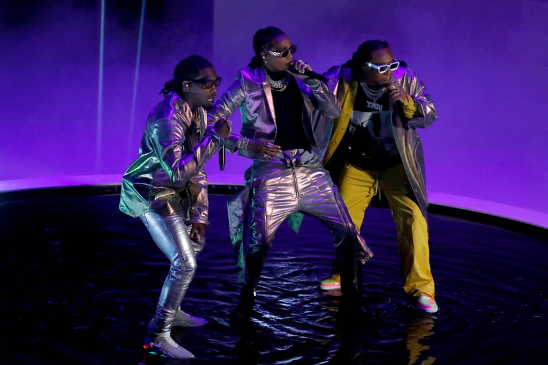 Hip-hop trio Migos, shown here in a Brooklyn, New York performance earlier this month, will be one of the headline acts at this weekend’s Rolling Loud festival in Oakland.