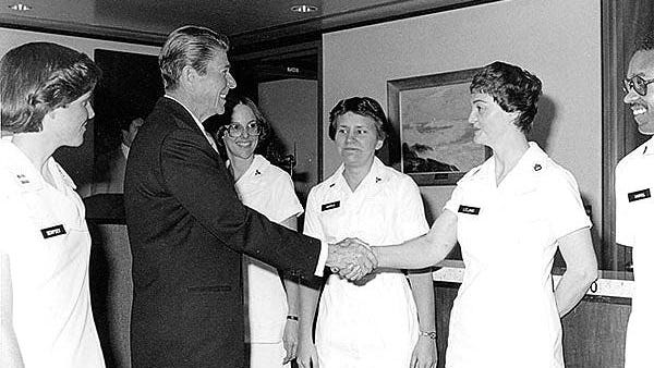 Why do presidents go to Walter Reed military hospital?