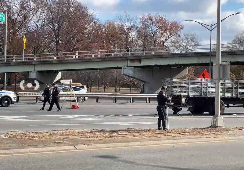 Police investigate the 41-year-old man's death in the early stages of the investigation seeking the hit-and-run driver.
