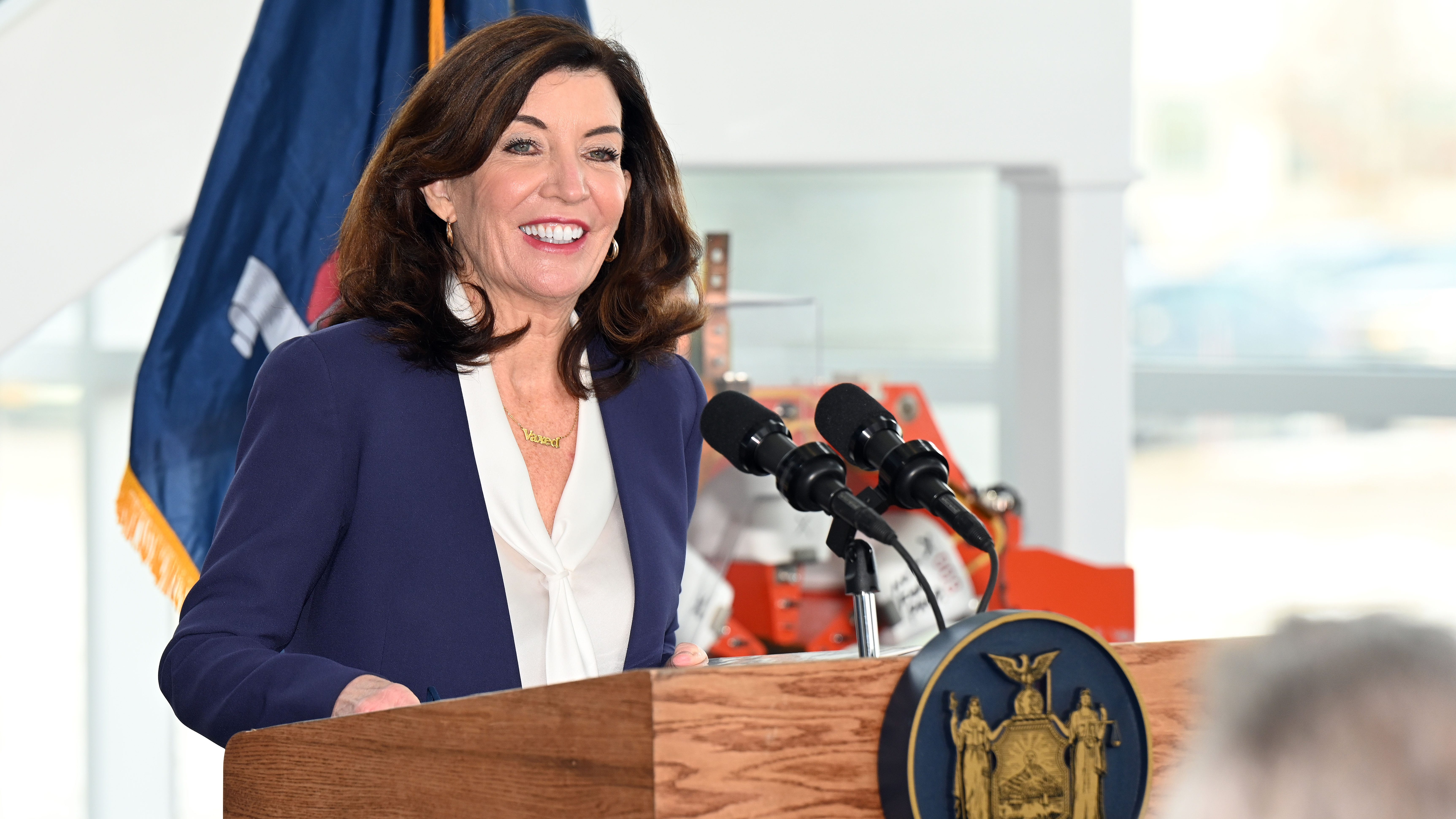 "We have been waiting for this moment." Hochul reflects on COVID downward trend