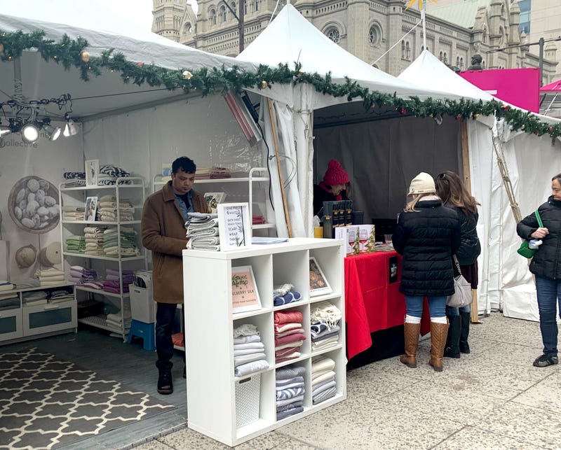 A couple of shops at the just-launched holiday markets.