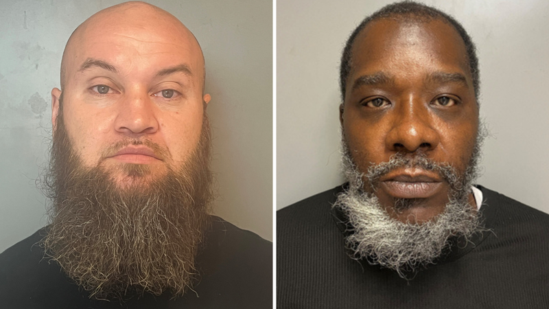 Mugshots of Charles Fulforth and Kelvin Roberts