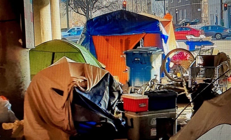 homeless encampment