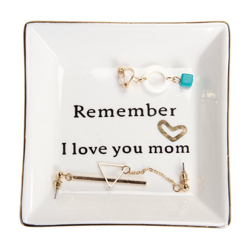 An I Love You Mom dish from Home Smile