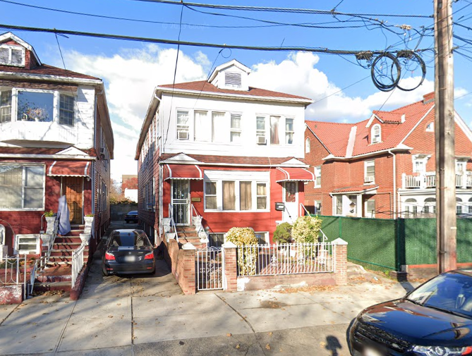 A man stabbed a woman at a home on Linden Boulevard in East Flatbush on Monday afternoon