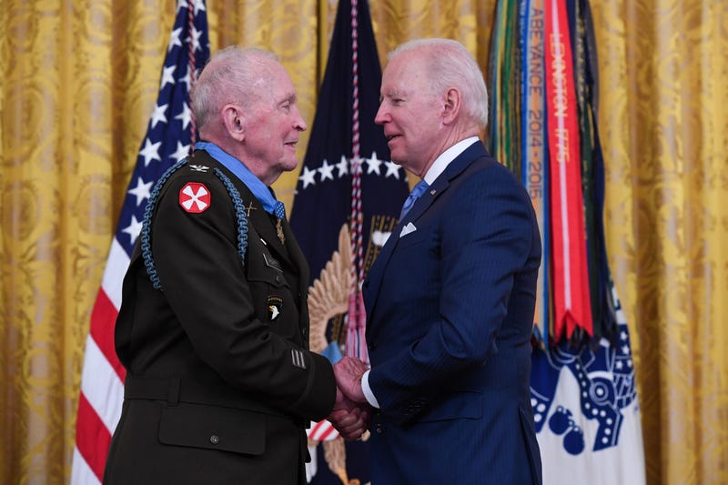President Biden awards Medal of Honor to retired Ranger for actions on Hill 205