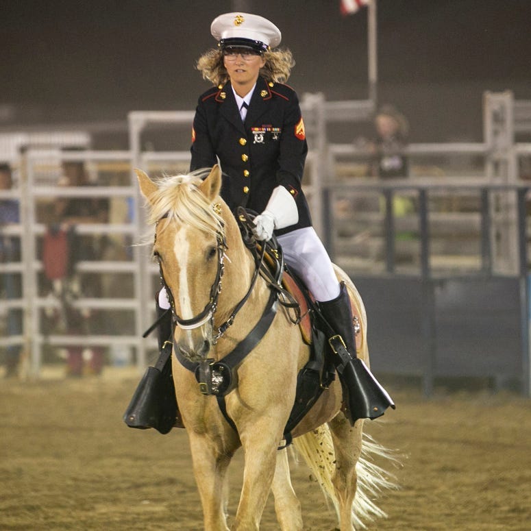 mounted color guard
