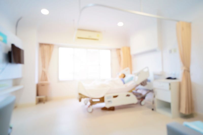 hospital room soft focus