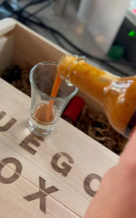 Shot of Hot Sauce