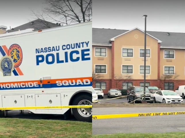 Nassau County detectives are investigating a murder that occurred outside the Extended Stay Hotel in Bethpage on Wednesday.
