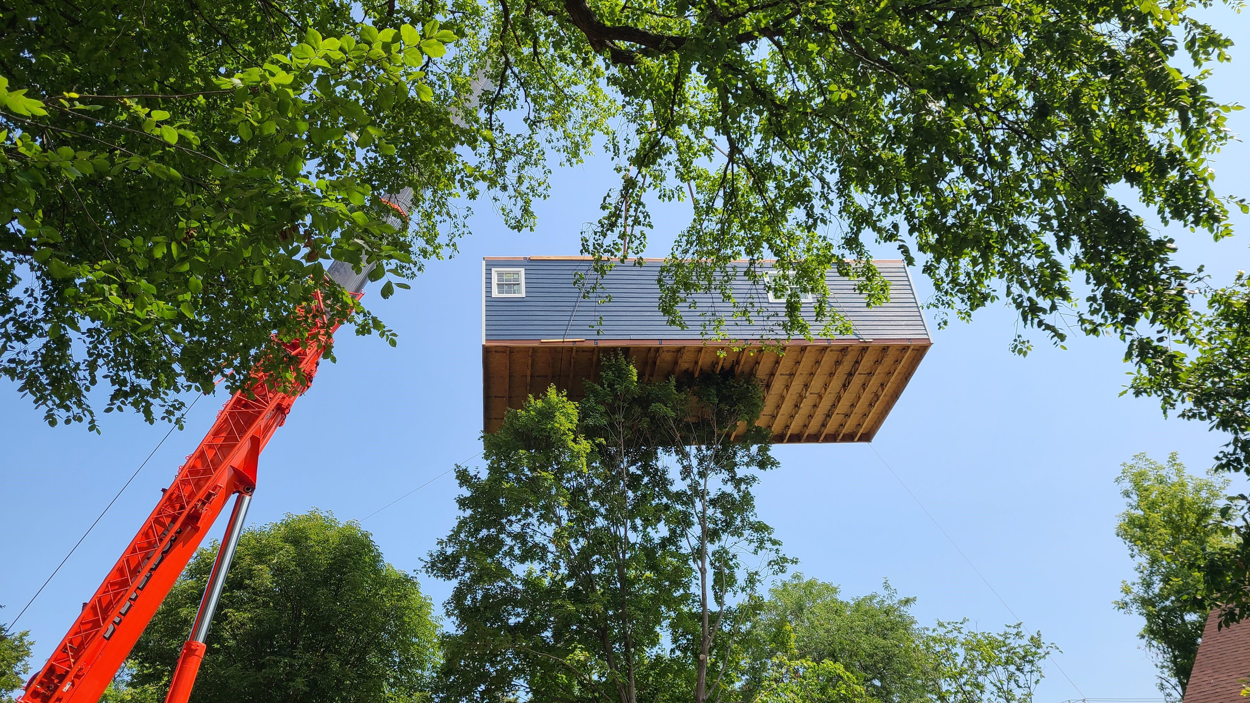 Student-built house drops into Evanston neighborhood