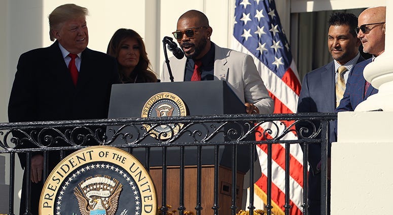 Howie Kendrick – Nationals' White House Visit