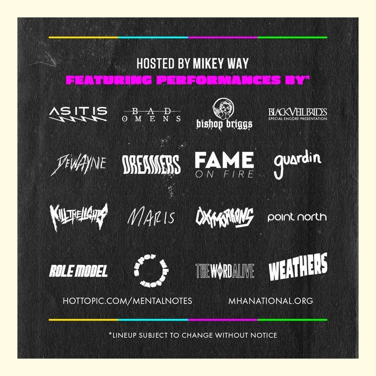 Mental Notes lineup