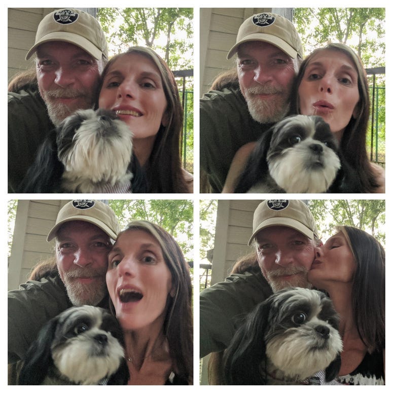 Rudy Roo, honey Ted and Heather Family Selfies 6/12/20