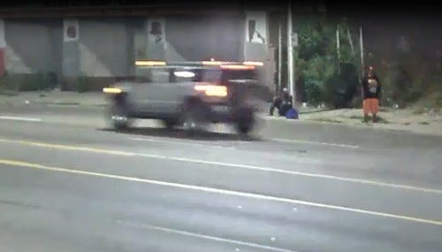 Hit-and-run suspect vehicle