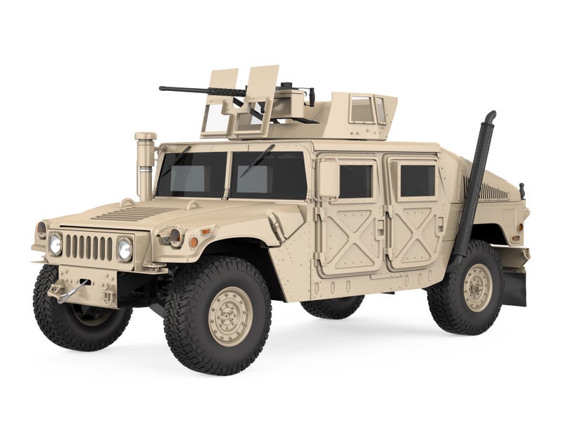 Humvee high mobility multipurpose wheeled vehicle