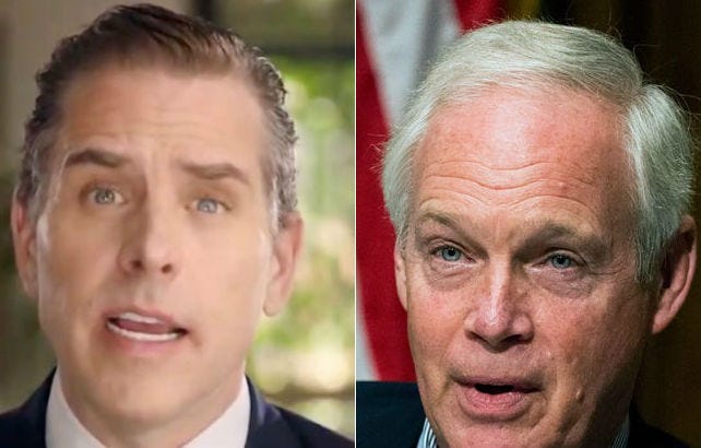 Hunter Biden, Sen. Ron Johnson