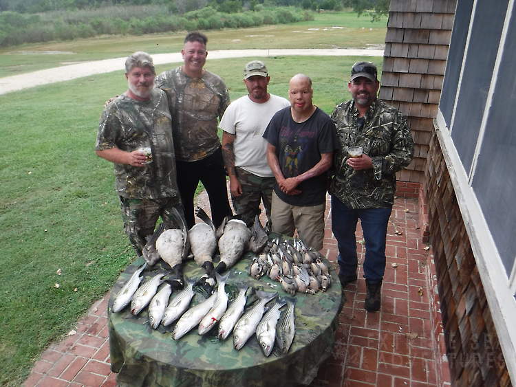 Photo of Don Shipley after a hunt with wounded warriors at Warrior&apos;s Rest, his property in Maryland
