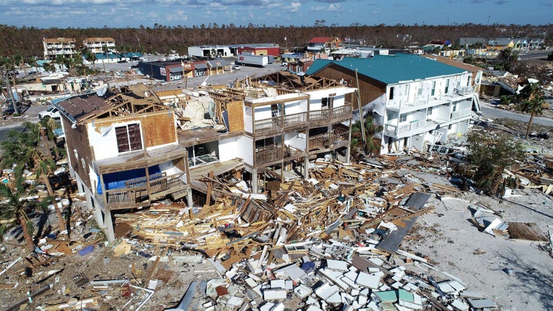 Hurricane Michael, Mexico Beach FL, Florida Panhandle