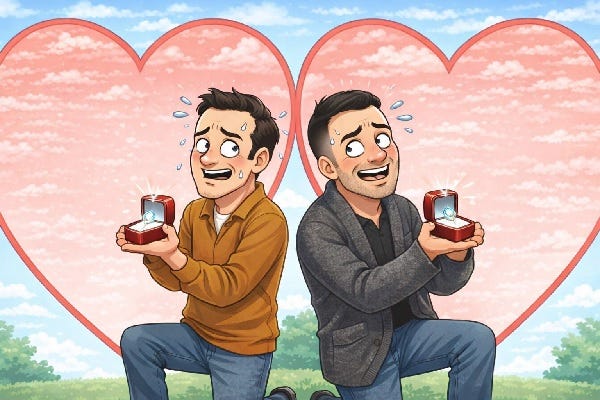 Sue's husband Tom and Kendra's husband Steven