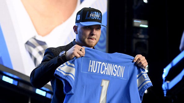 Lions official: NFL was mad at team for turning in Hutchinson pick so fast
