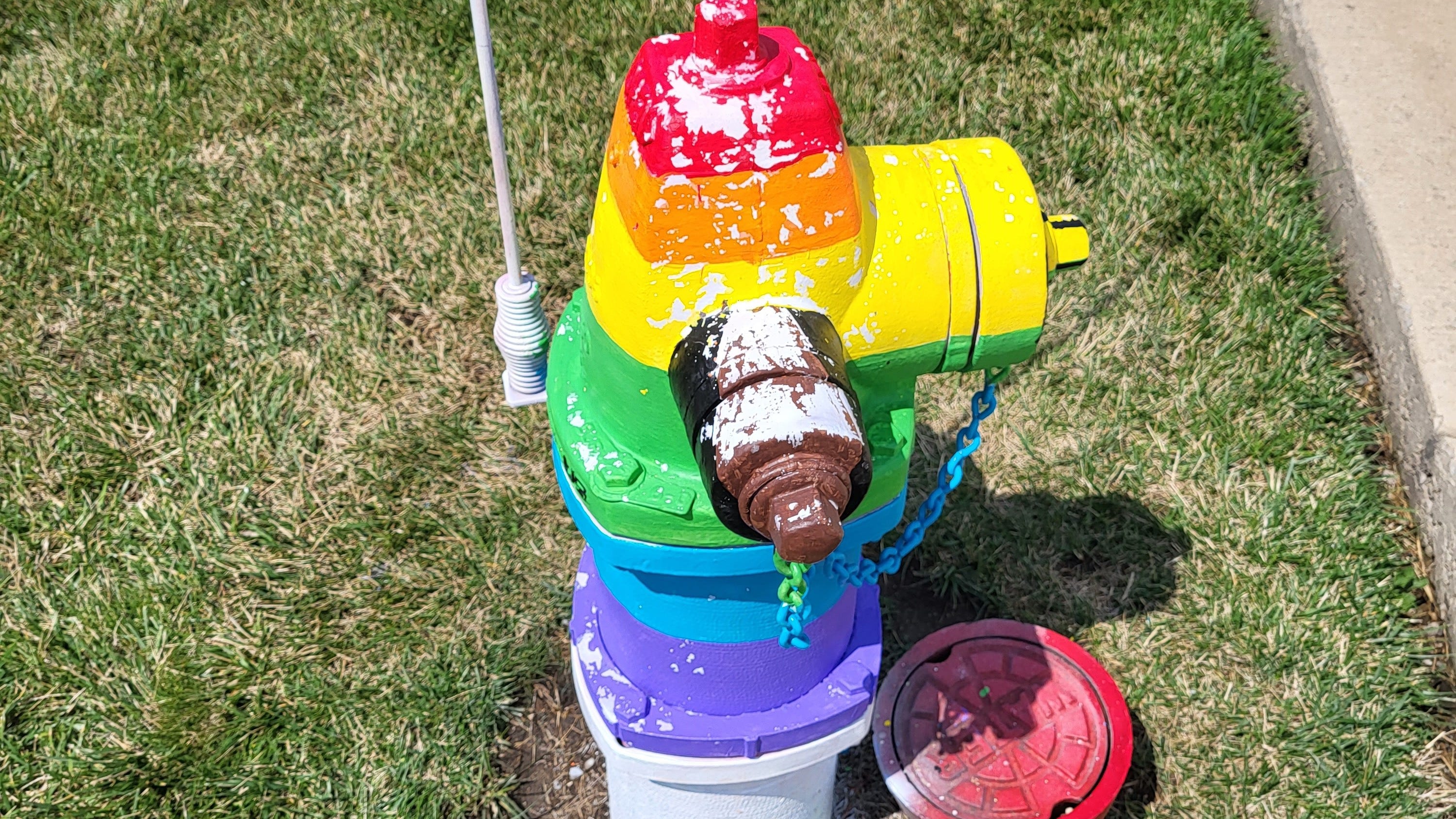 Fire hydrant art project in Geneva damaged for the fourth time