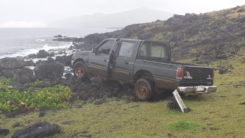 Easter Island truck accident