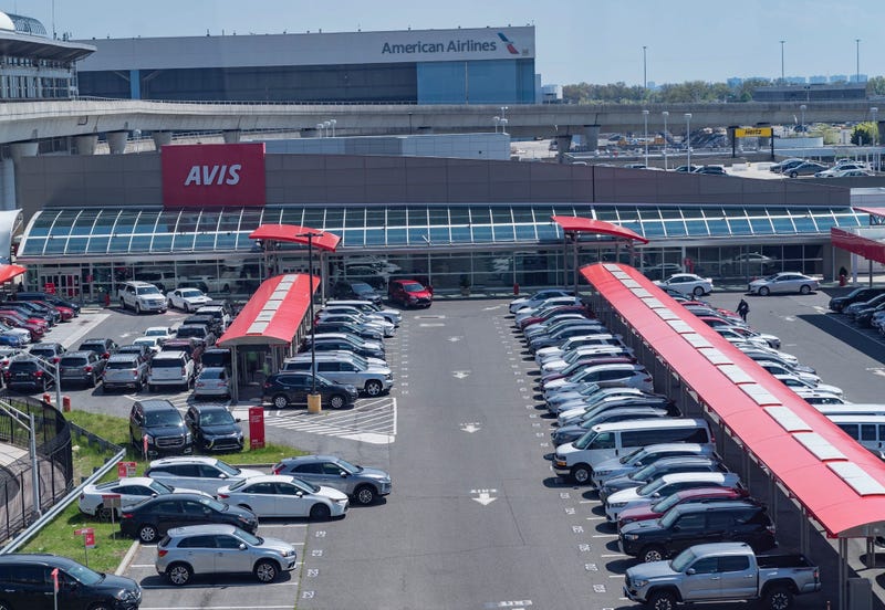 Avis Rental Parking Lot
