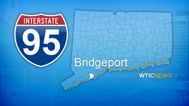 Map of I-95, Bridgeport