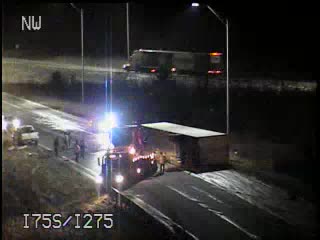 overturned semi truck